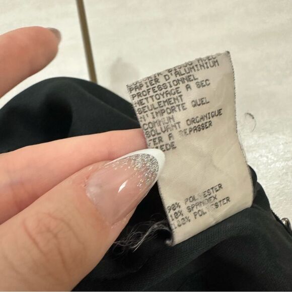 Vintage Scott McClintock Black Velvet Maxi Holiday Bodycon Prom Formal Dress - Picture 7 of 12